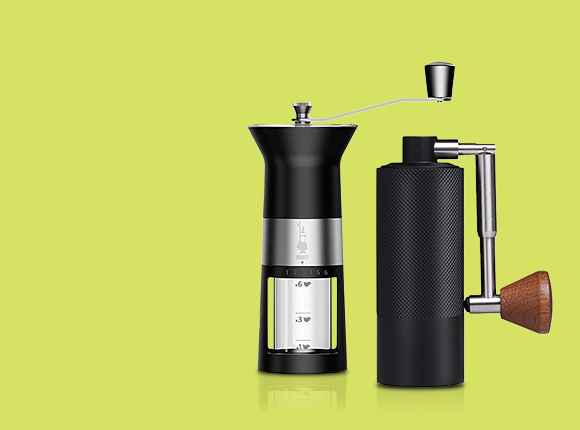 Manual coffee grinders